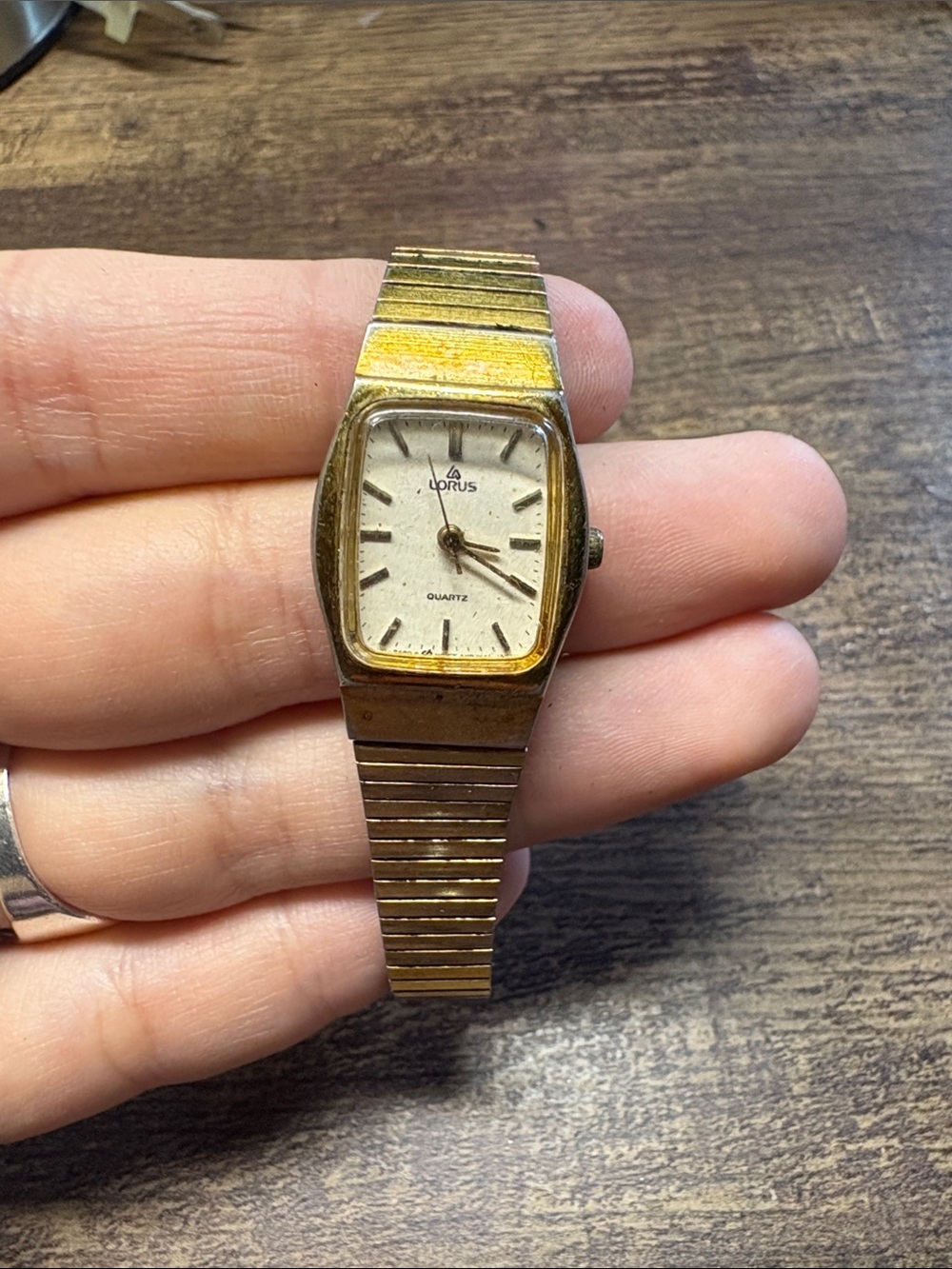 Lorus Women's Gold-Tone Quartz Bracelet Watch